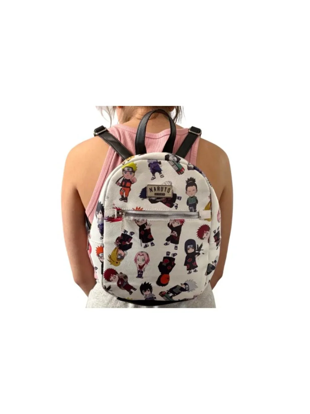 Naruto Shippuden Mini Anime Bag Kawaii Otaku Backpack W/ Akatsuki & Team7 Chibi